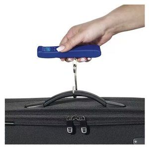 Compact Luggage Scale with FREE Sleep Mask & Ear Plugs, Winter Holiday Travel